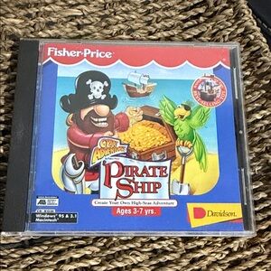 Fisher-Price Pirate Ship Adventure CD-ROM with Case and User’s Manual